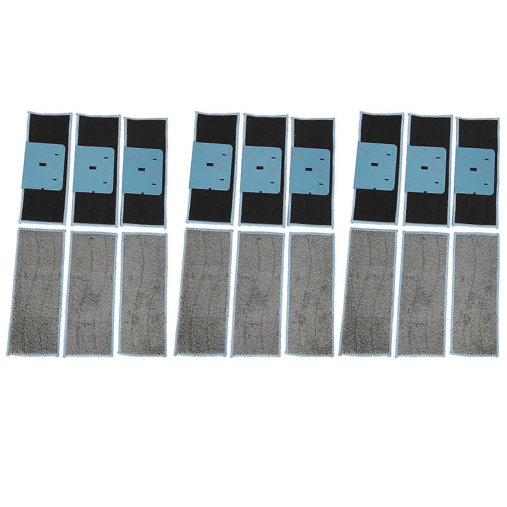 18 Pack Washable Wet Mopping Pads Replacement Compatible for IRobot Braava Jet M6