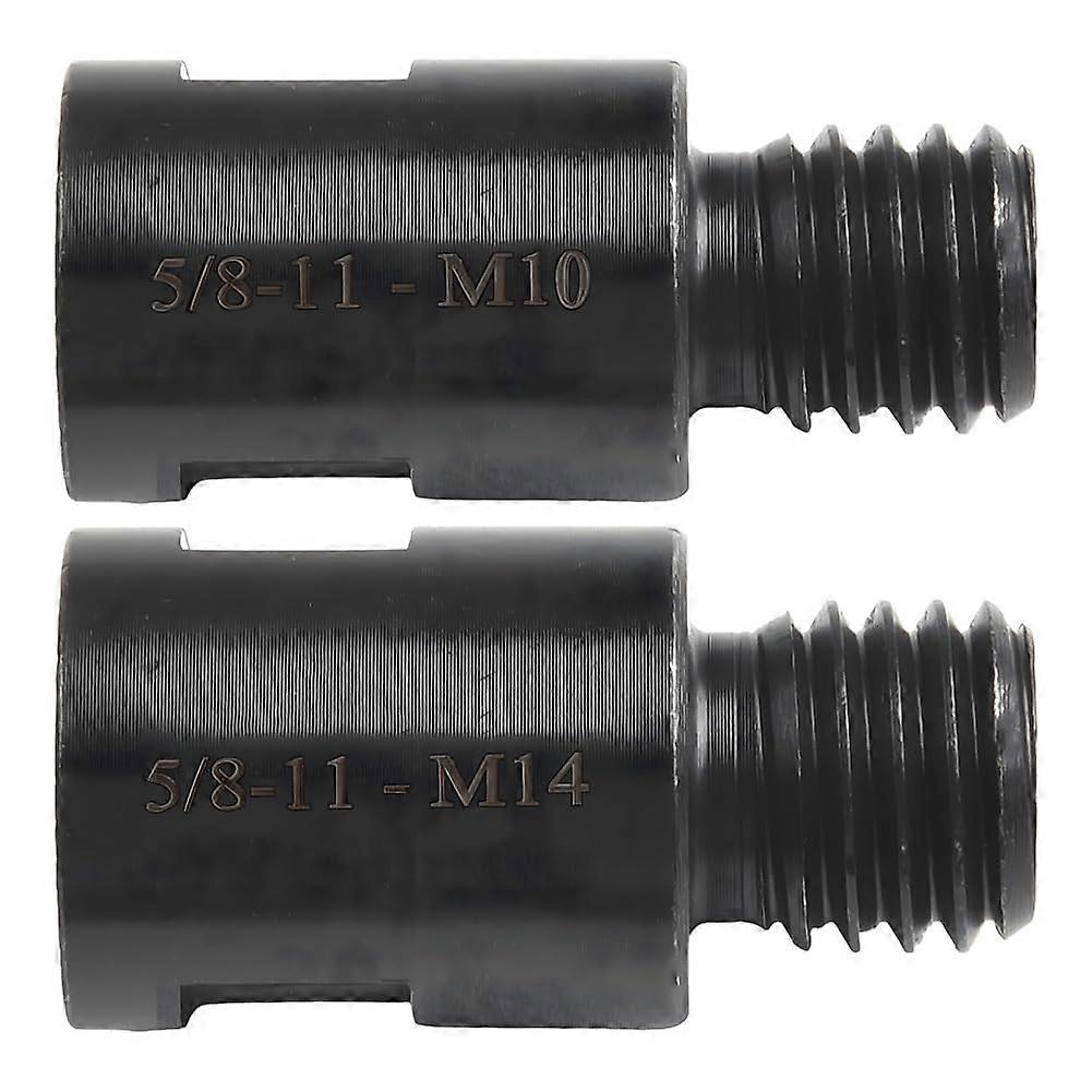 Angle Grinder Adapter 2Pcs 5/8'11 to M14/M10 CRV Steel Thread Converter for Rotary Tool