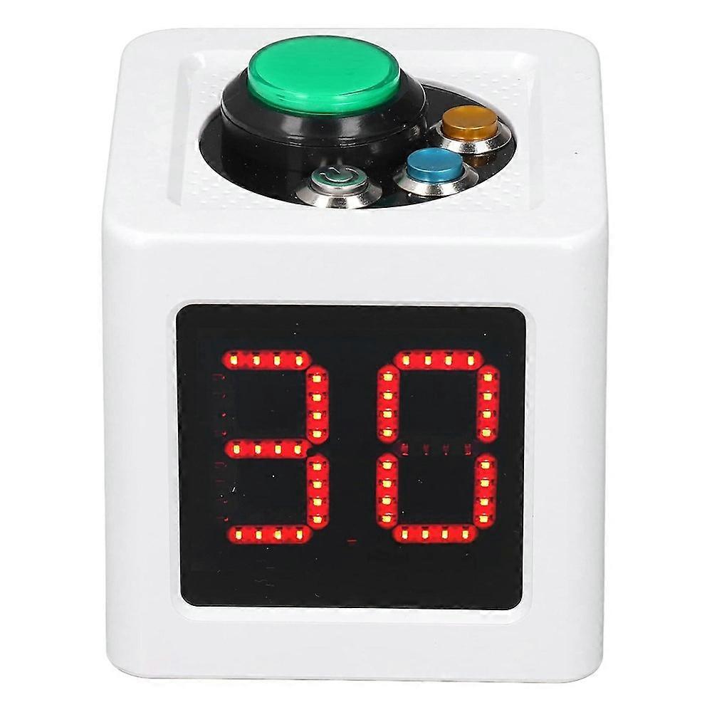 1.4 Inch Mini Digital Stopwatch 4 Sides Programmable Timer with 3 Buttons Countdown Timer