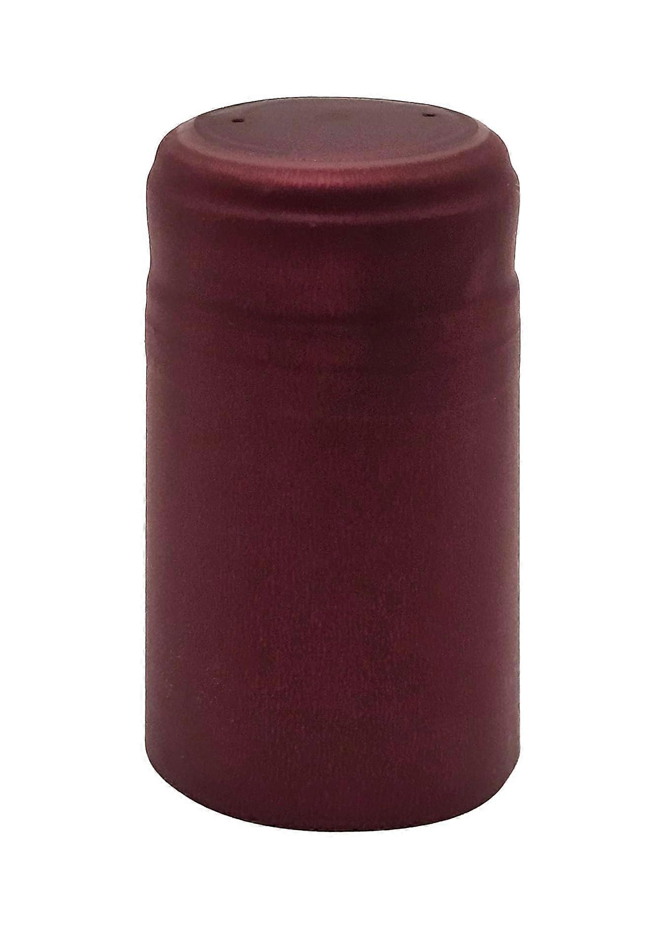 Burgundy PVC Wine Bottle Shrink Capsules 100 Pack for Professional Finish and Secure Cork Seal