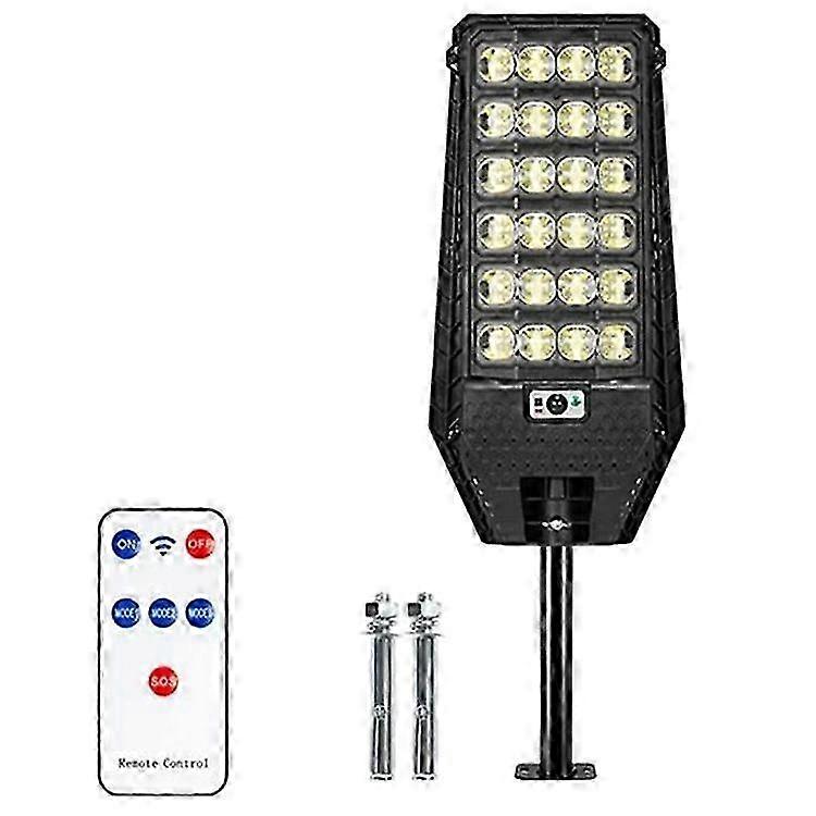 W7208-6 Human Motion Sensor Solar Light Bright Home Garden Lamp (6 Rows)