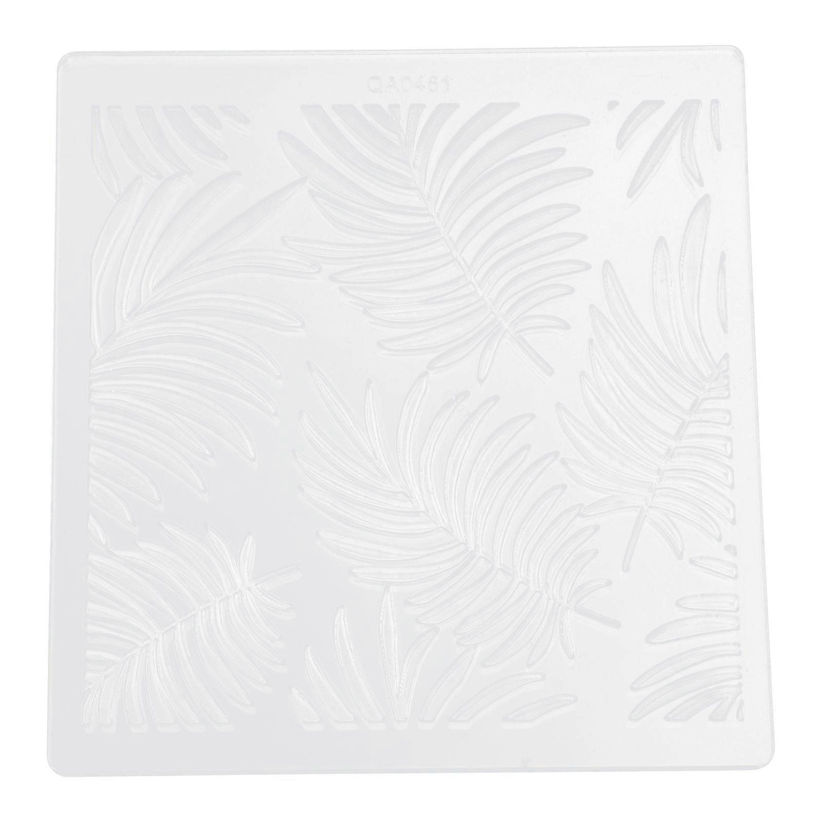 Leaf Pattern Cake Mold Fondant Embossing Mat for Decor