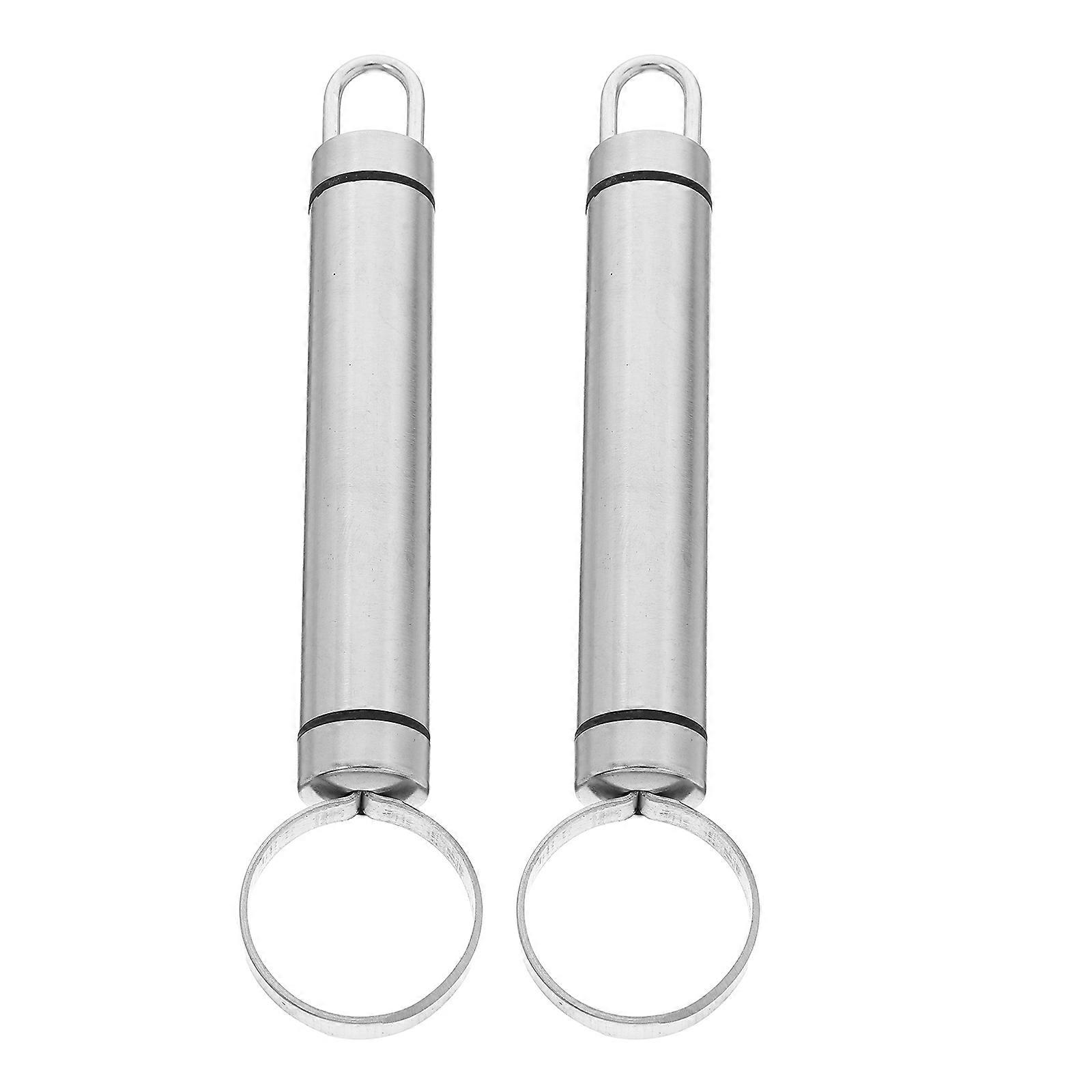 Stainless Steel Kitchen Peach Corers Fruit Core Removing Tools 2Pcs