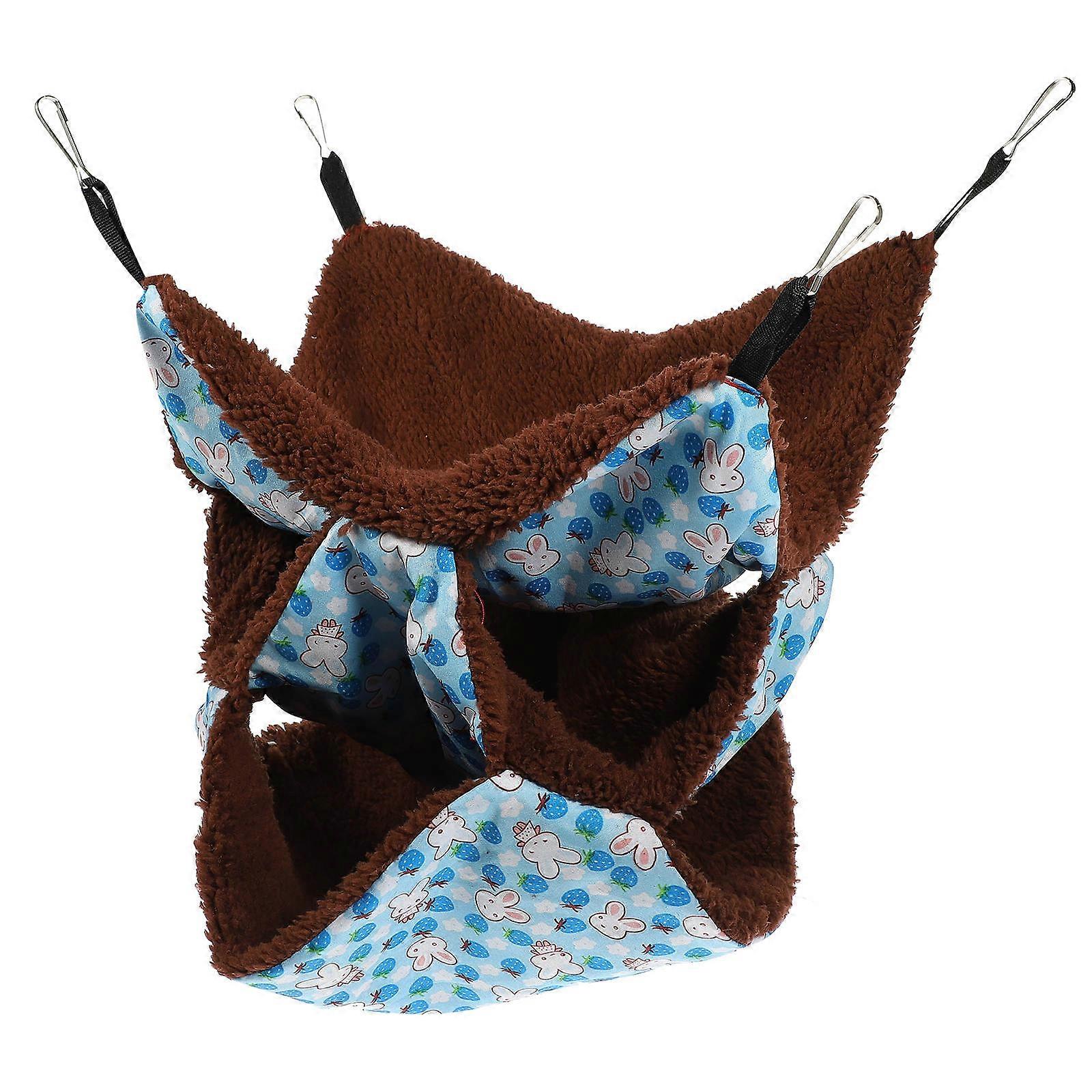 Hamster Hammock Plush Sleeping Bed for Small Pets Hanging 1 Piece