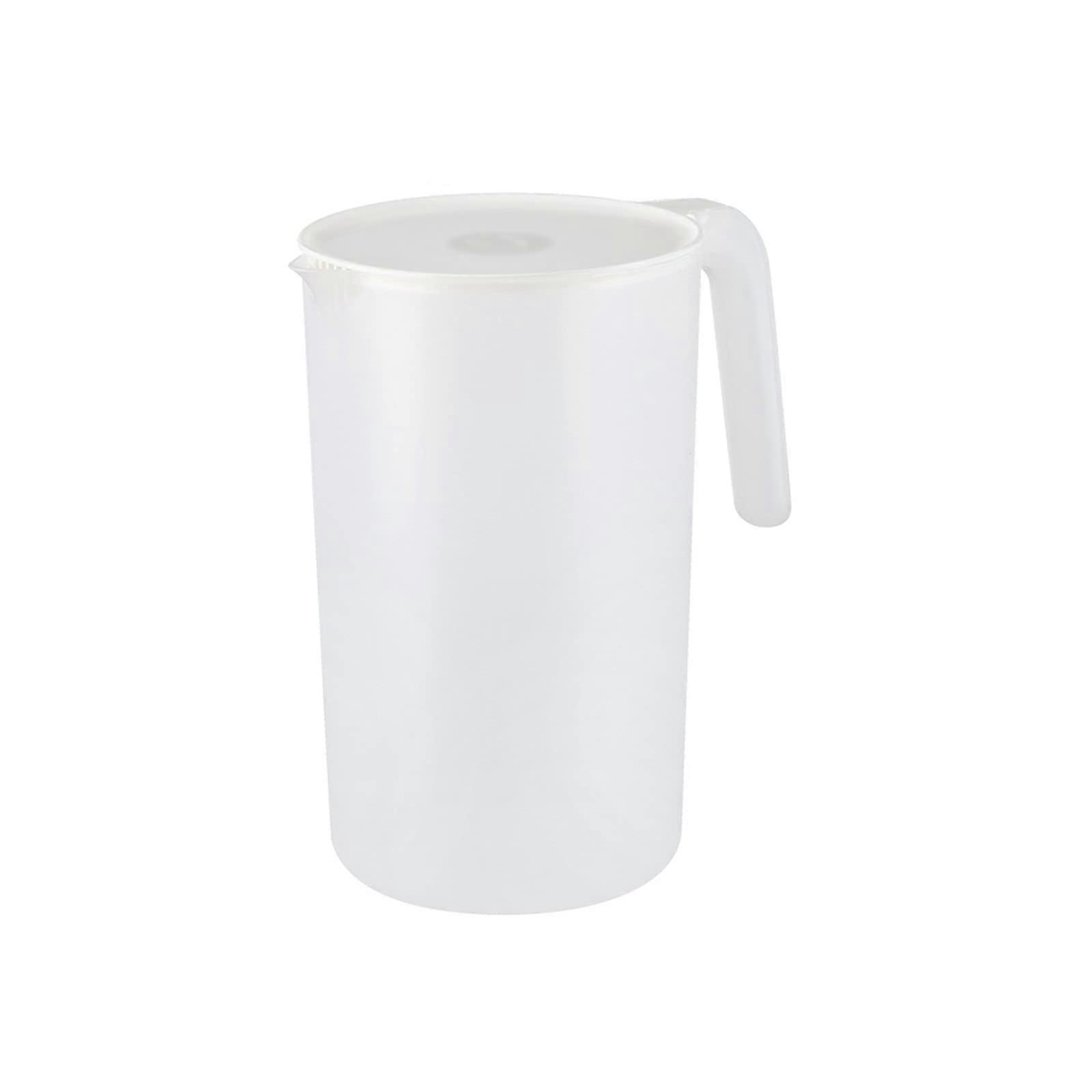 Large Capacity Water Pitcher with Handle,  Temperature Resistant Iced Tea Jug, Clear Scale