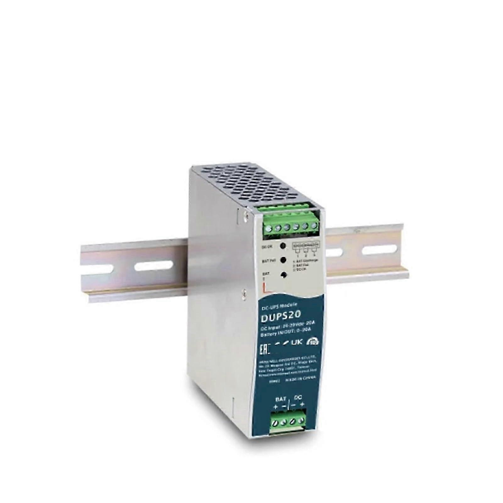 24V/20A DIN Rail Uninterruptible DC UPS Module DUPS20 | 20A 2025