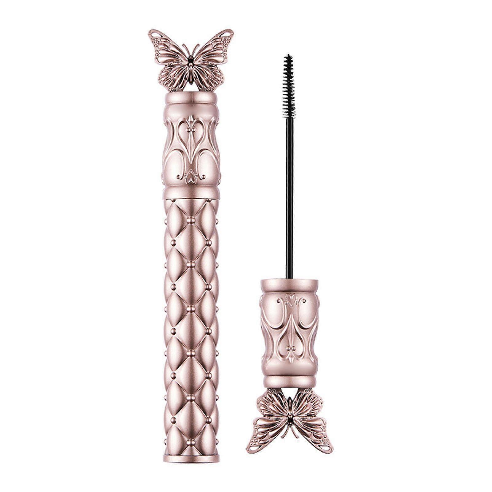 Waterproof Mascara for Short Lashes with Precision Mini Brush, Curl Hold, Smudgeproof Black