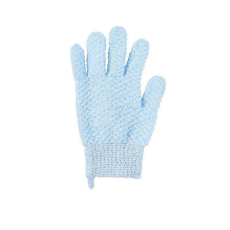 Bath Exfoliating Gloves for Deep Skin Exfoliation with Secure Cuff and Quick Dry Hanging Loop