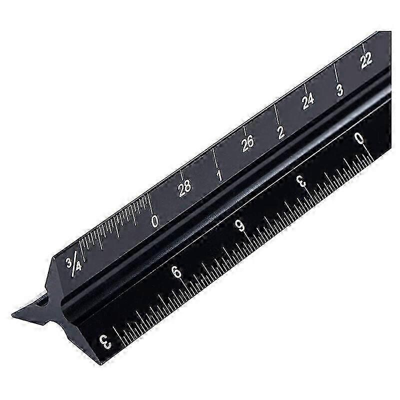 2026 Aluminum triangle architect ruler, suitable for architects, students
