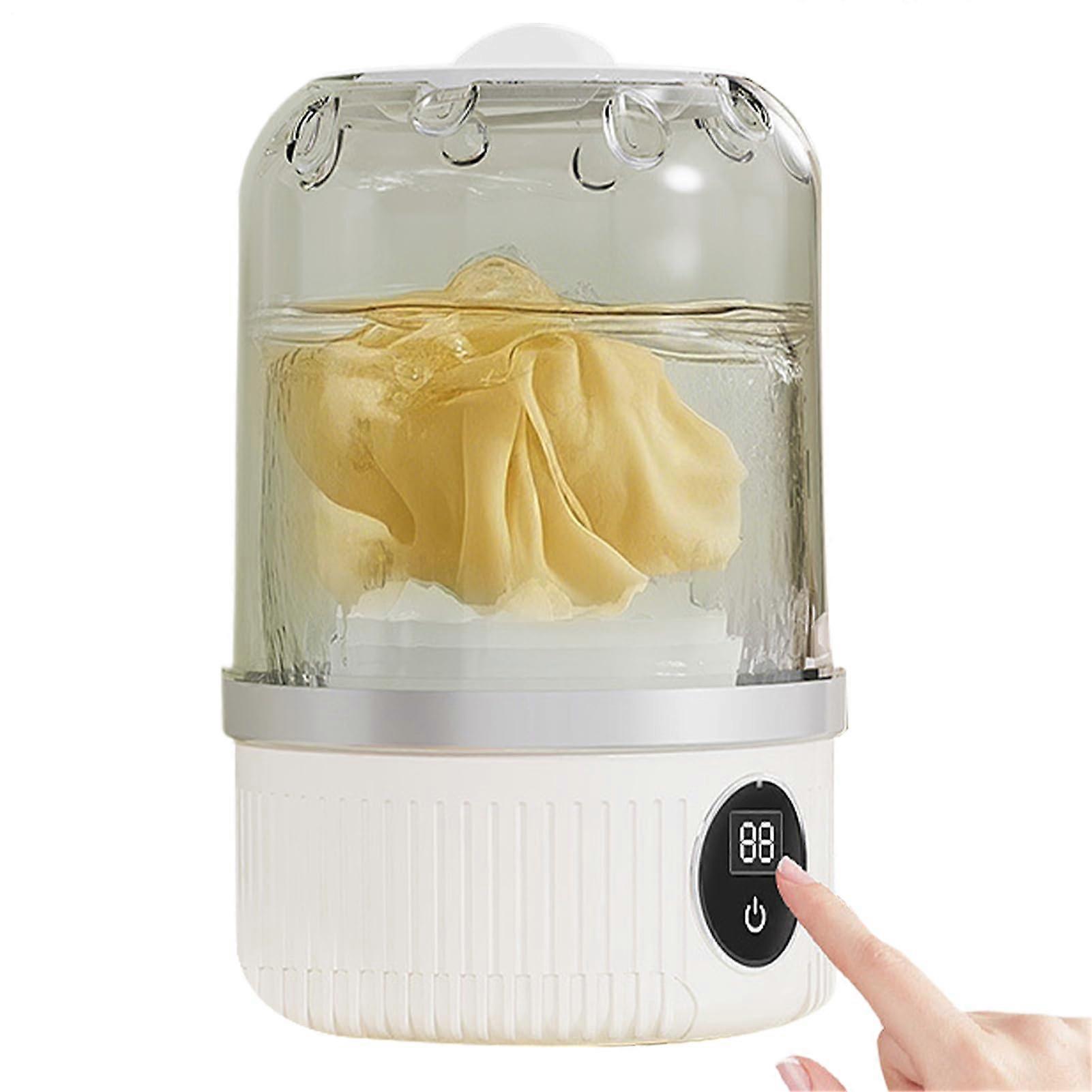 Travel Washing Machine - Compact Automatic Electric Washer for Caravan, Student Accommodation, Camping, and Hotel Use