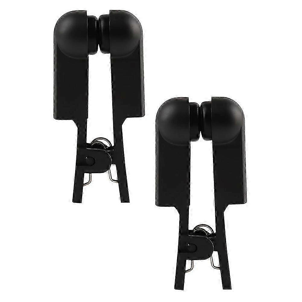 Reusable Black Ear Clip Electrodes for TENS 7000 & Standard Units, 1 Pair