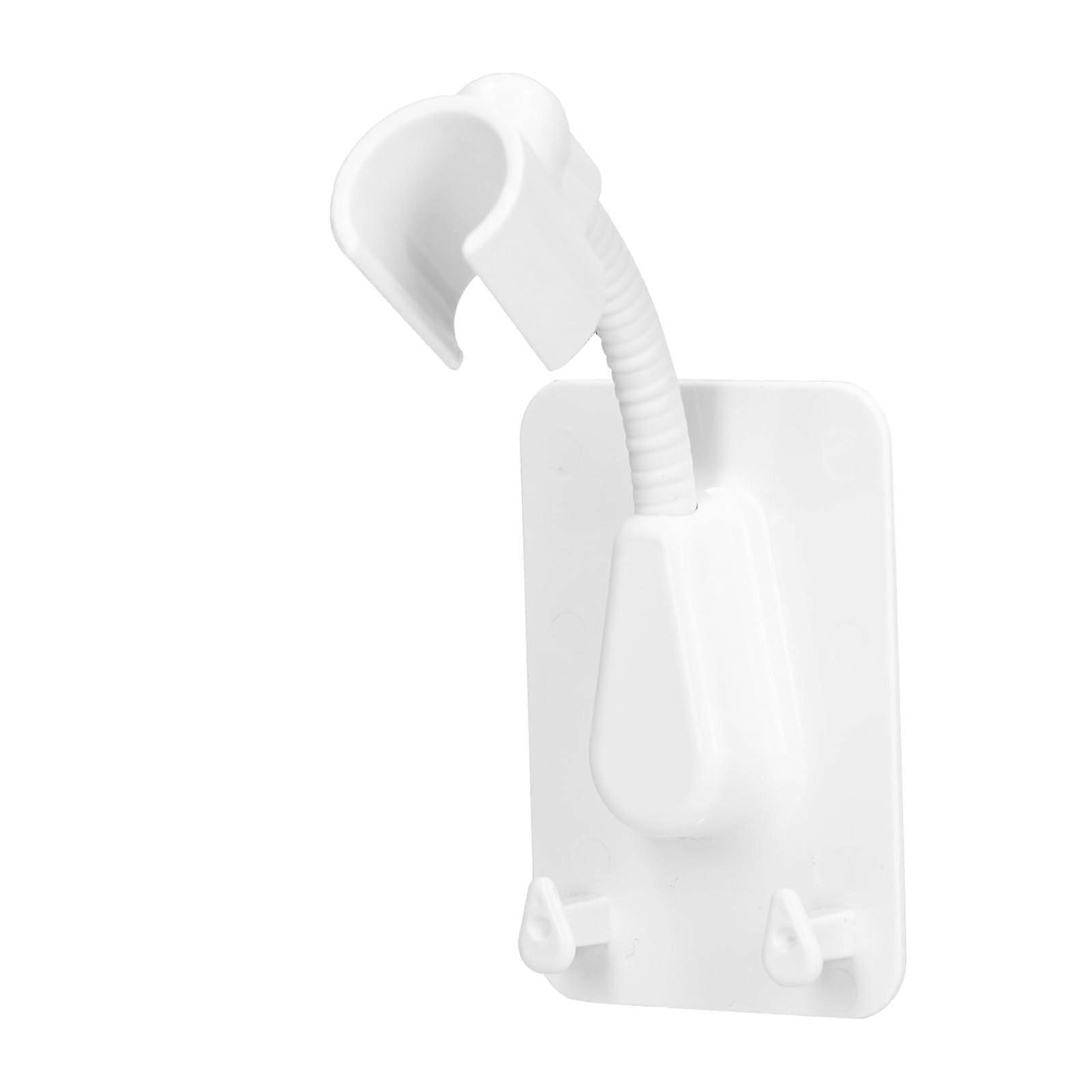 Wall Mounted Adjustable Shower Head Holder with 360° Rotation, No Drill Strong Adhesive Bracket