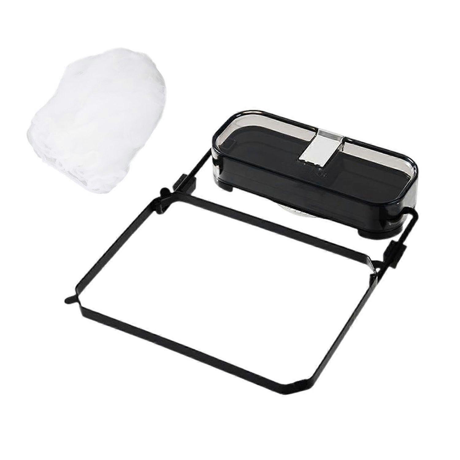 Sink Strainer Holder with 100 Filters, AntiClogging Kitchen Sink Filter Rack, Easy Installation