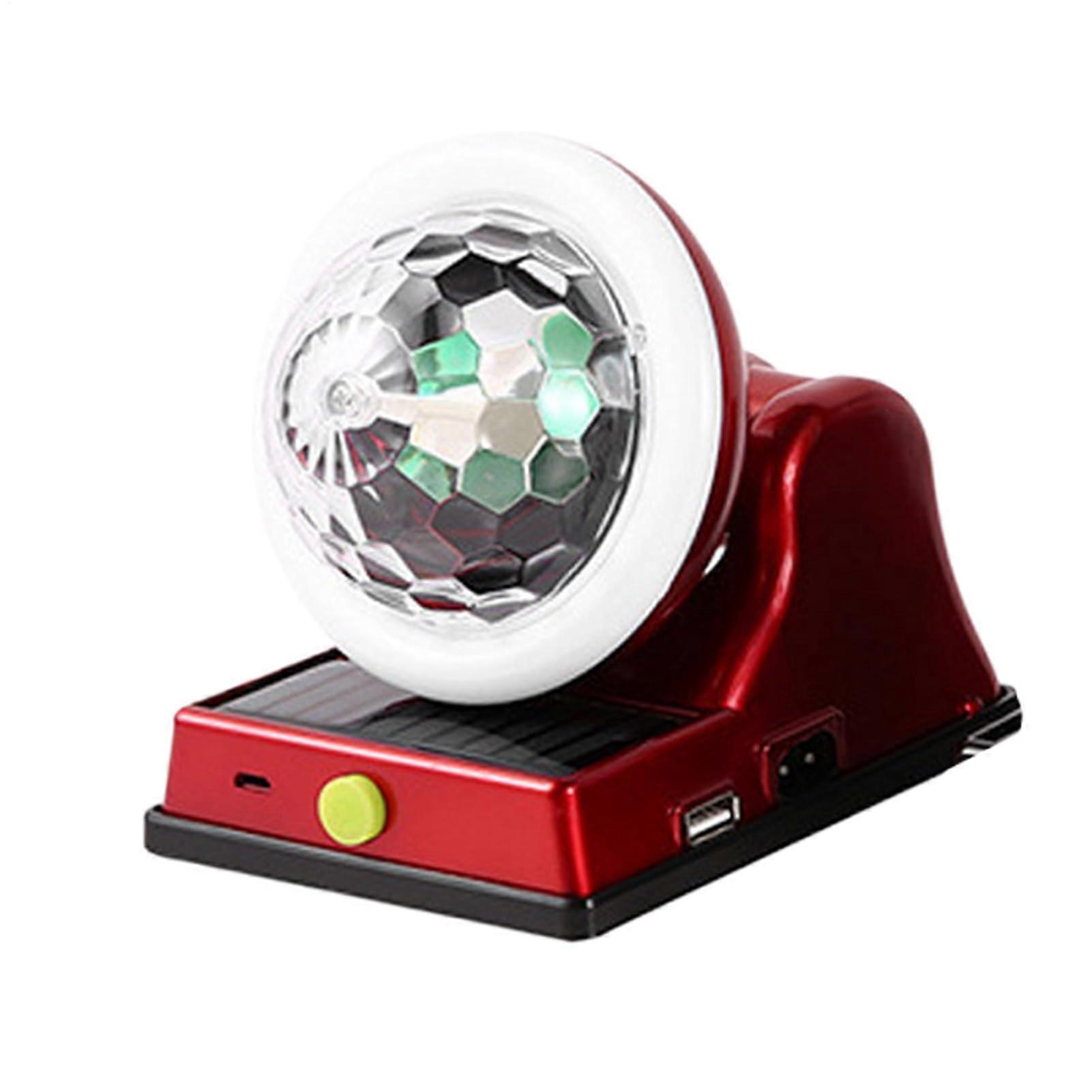 Solar Powered Disco Light Set with MultiColor LED and Dual Lighting Modes for Outdoor Parties