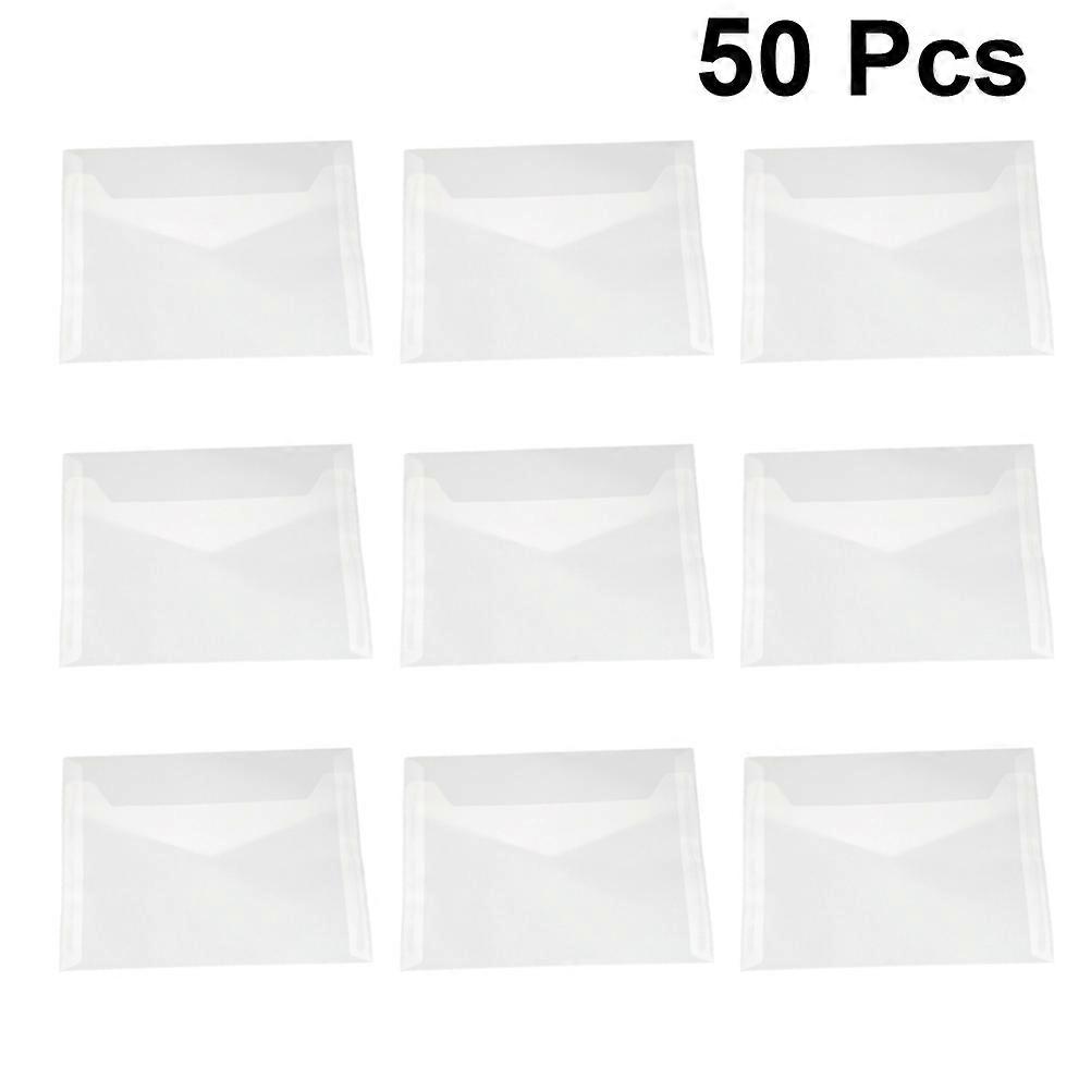Transparent Envelope for Letters Writing 50Pcs Invitation Multifunction Envelope