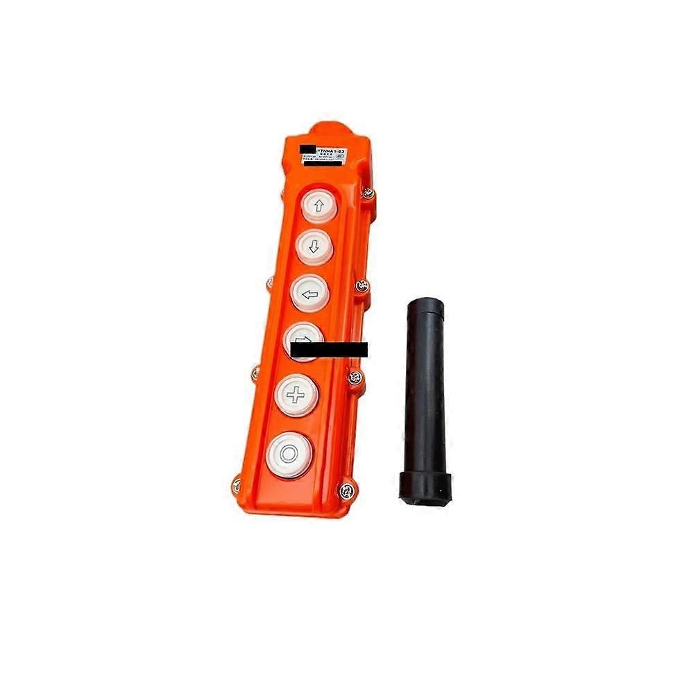 Waterproof COB63H Crane Pendant Control Switch, Durable UpDown Hoist Push Button for Industrial Use