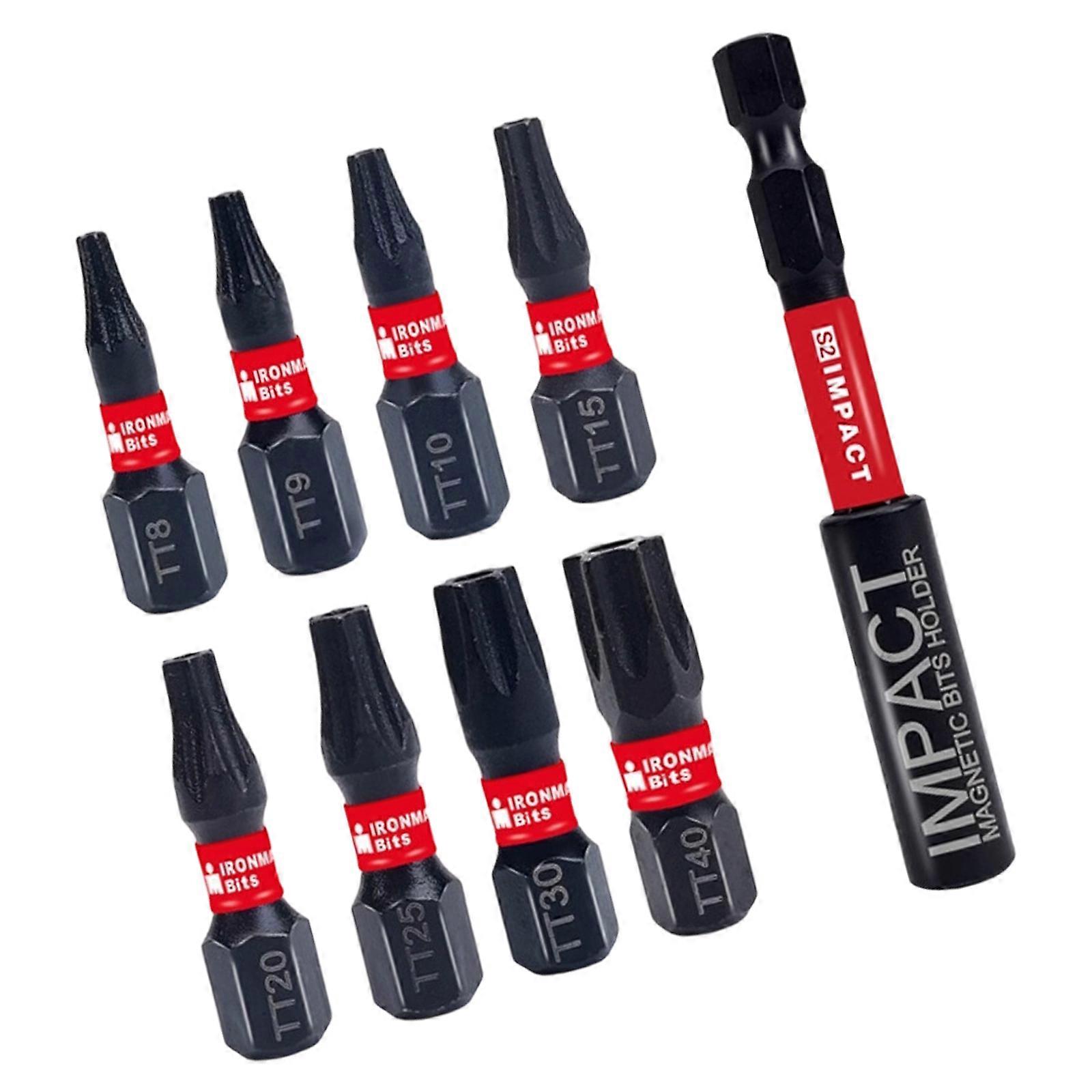 Practical 9 Item Screwdriver Set Metal Attractive Feature 50Nm Torque Suitable For Home And Workshop Electronics Fixing Multicolor