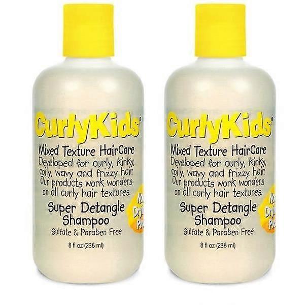 Krøllet børn Detangling Shampoo 8 ounce (2-pak)