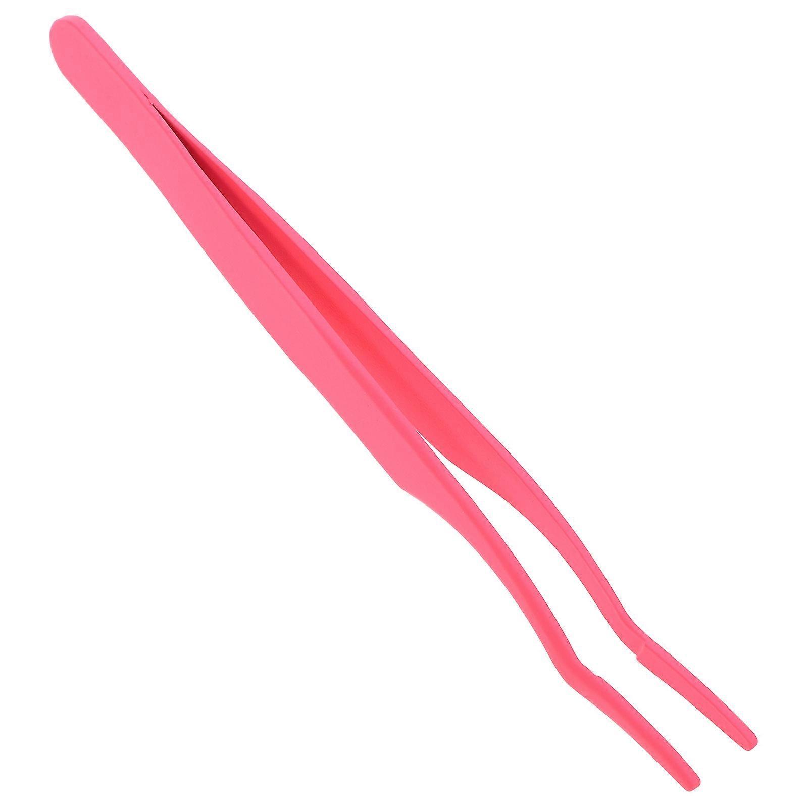 Eyelashes Dedicated Clips for Makeup Use with 2Pcs Pink Tweezers