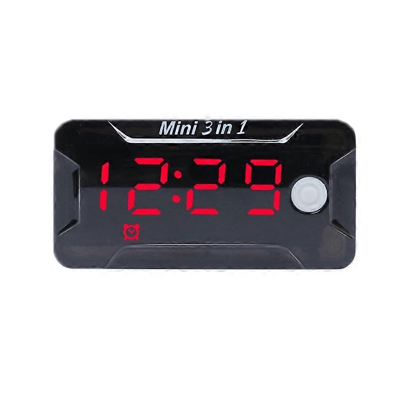 8-150V Electric Scooter/Motorcycle Two-Wire Waterproof Time Voltage Temperature Meter