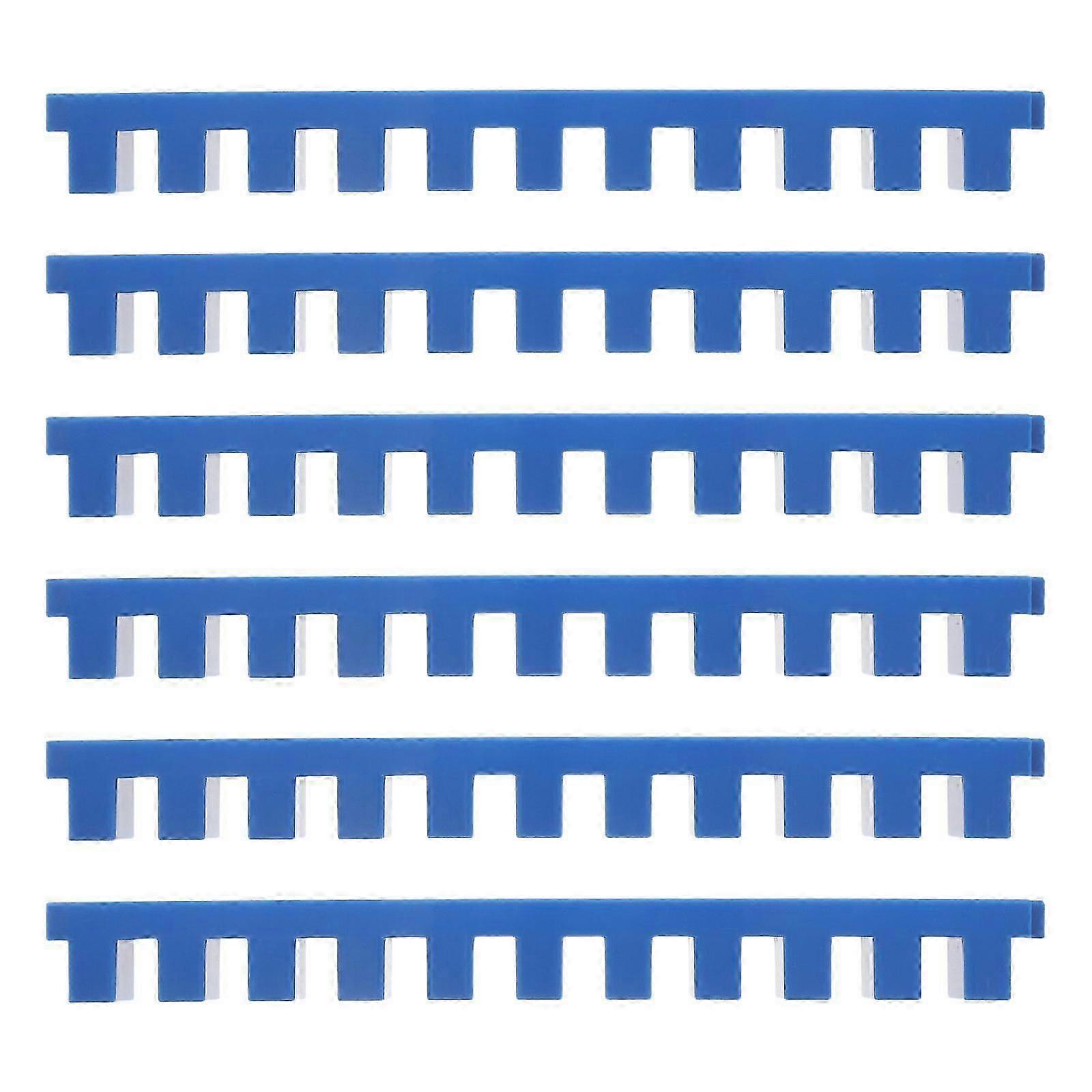 6pcs Domino Building Set: Creative Stacking Game for Family Fun