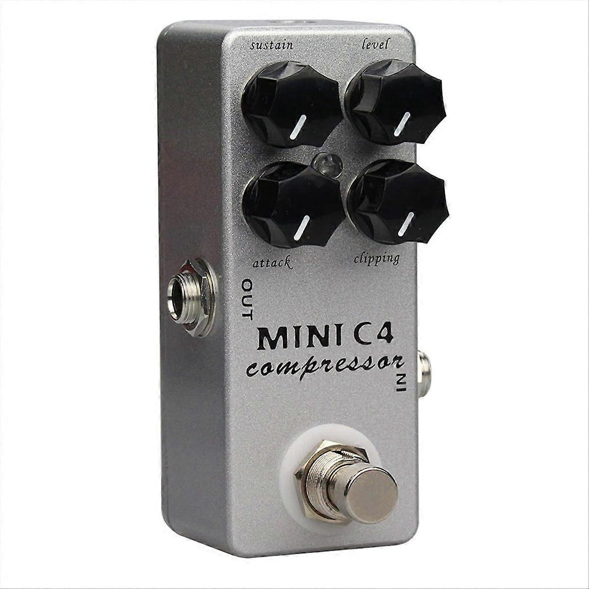 MOSKYAUDIO MINI C4 Compressor Guitar Effect Pedal True Bypass