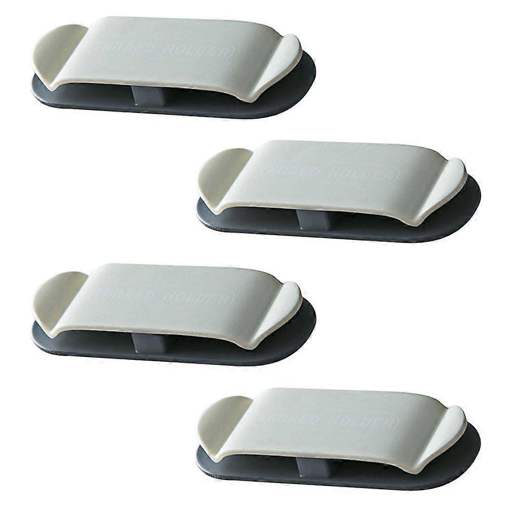 Power Line Storage Hooks Adhesive Hooks for Organizing Cables 4Pcs