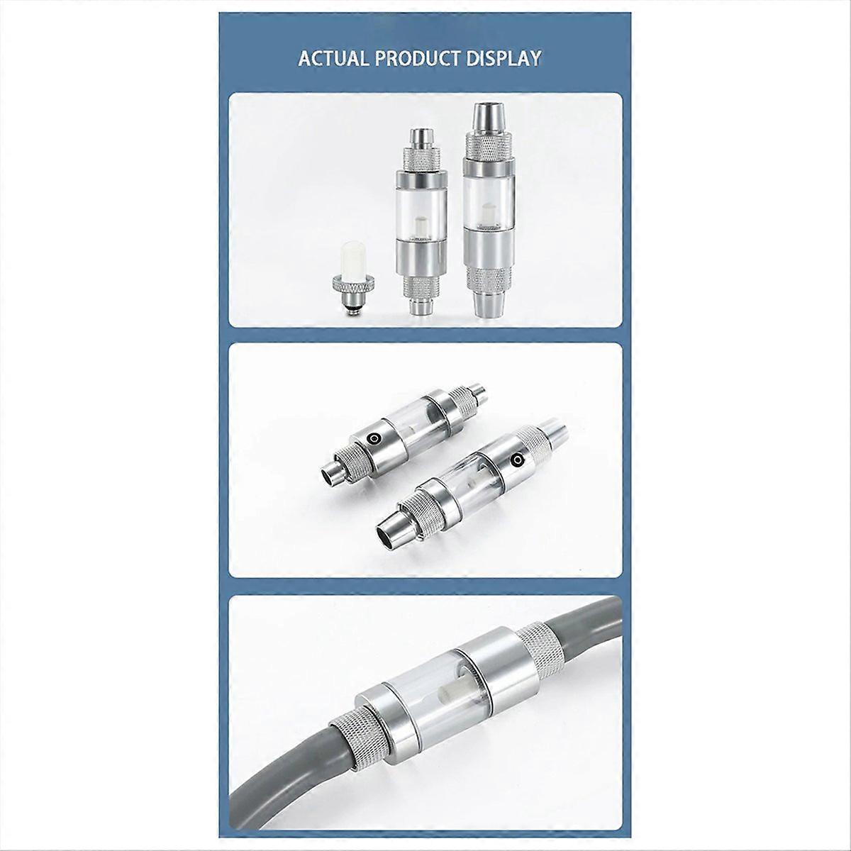 Diffuseur de CO2 pour aquarium Observable à insertion rapide 12 mm