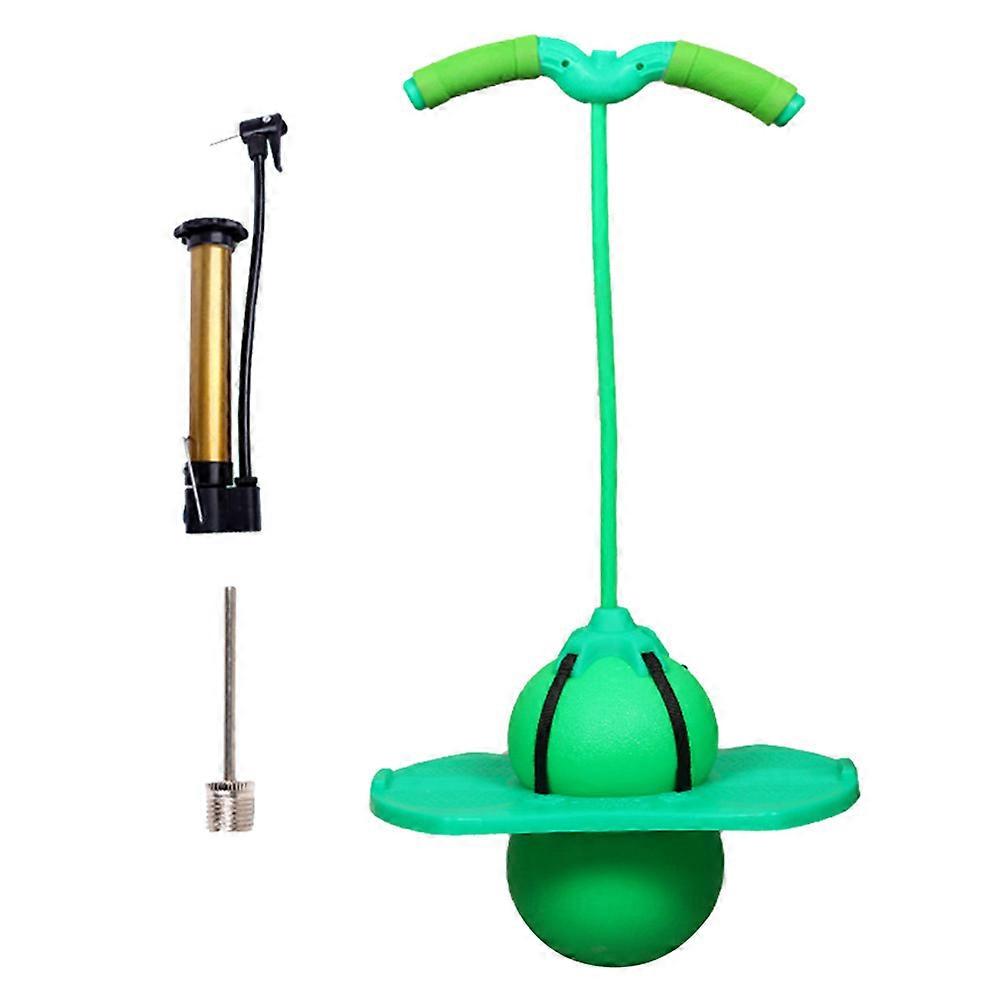 Jumping Ball Toy with Handle Rope for Outdoor Use 1Set Exercise