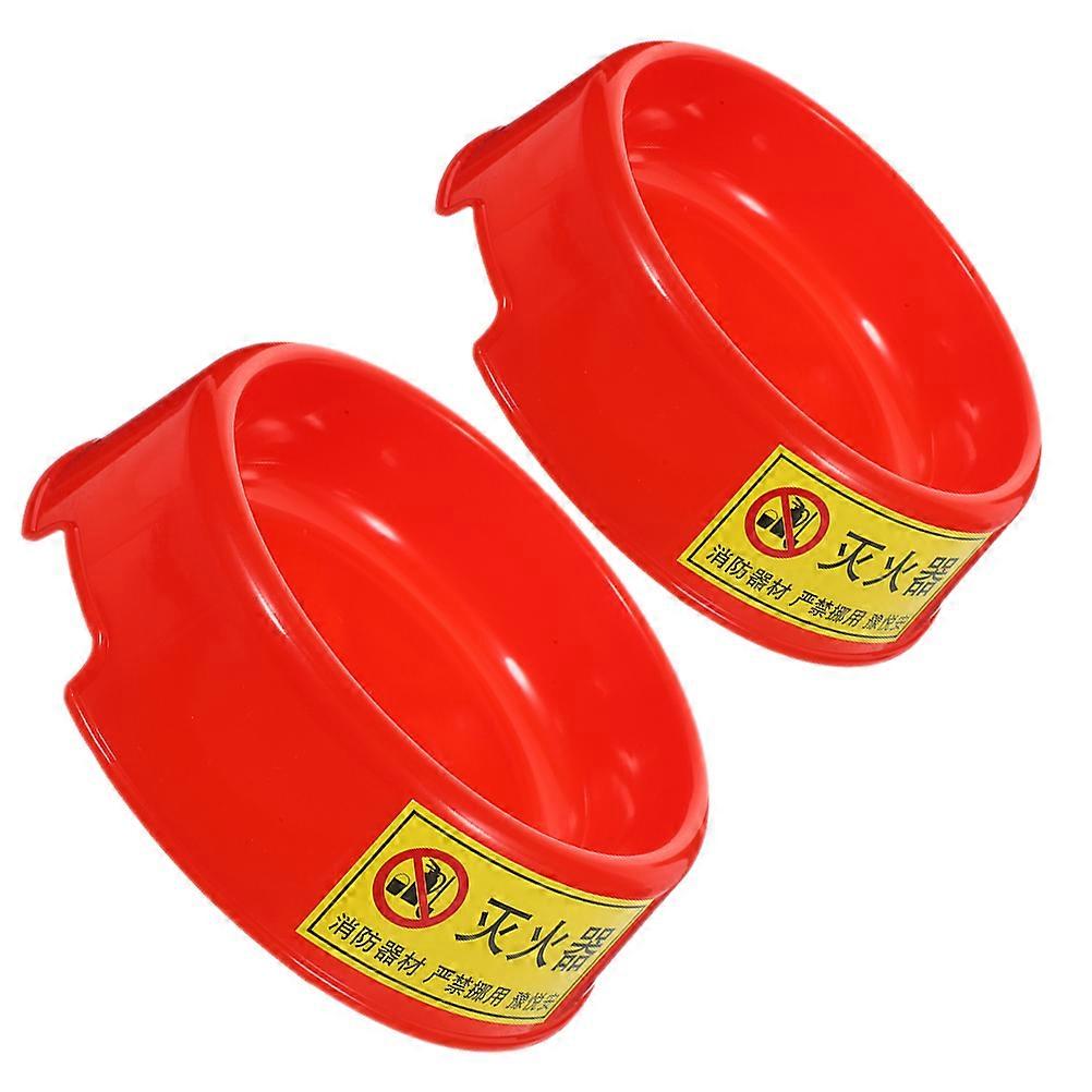 Fire Extinguisher Bracket Stand with Luminous Feature for Home Use 2Pcs