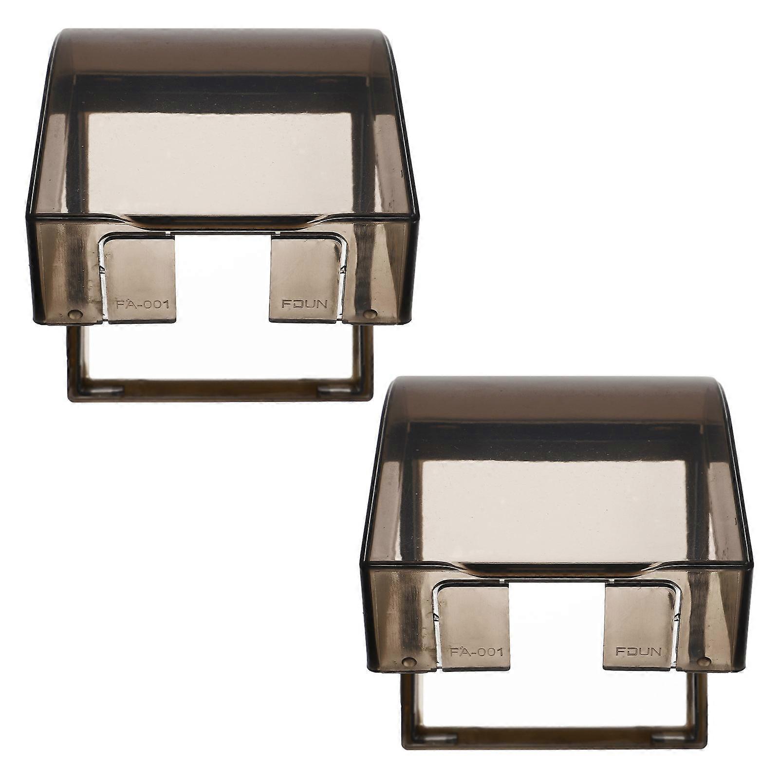 Self-Adhesive Socket Outlet Cover for Home 2Pcs Weatherproof Plate
