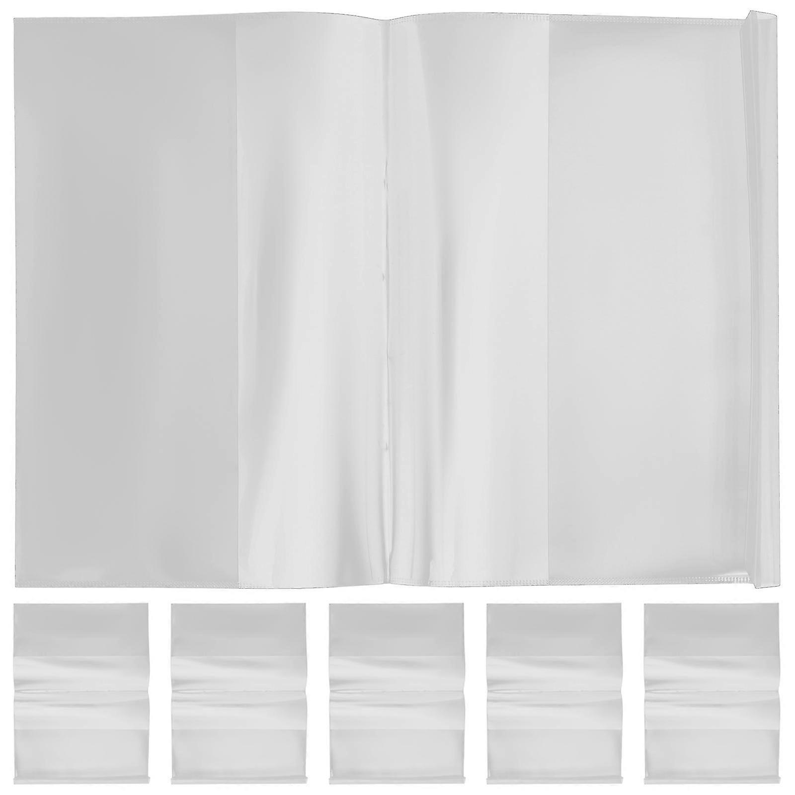 <br>10pcs Adjustable Width Clear Protective Covers for Soft Books