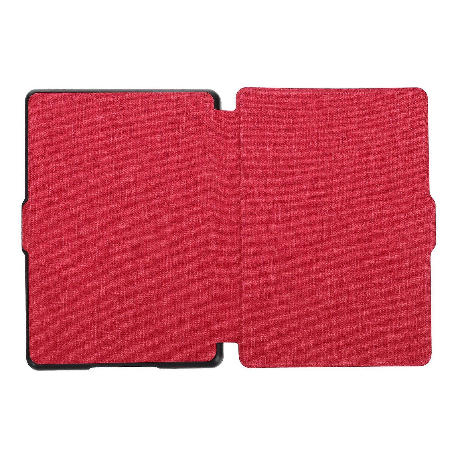 8Th Auto Wake Protective Cover for E-Reader in Red Color