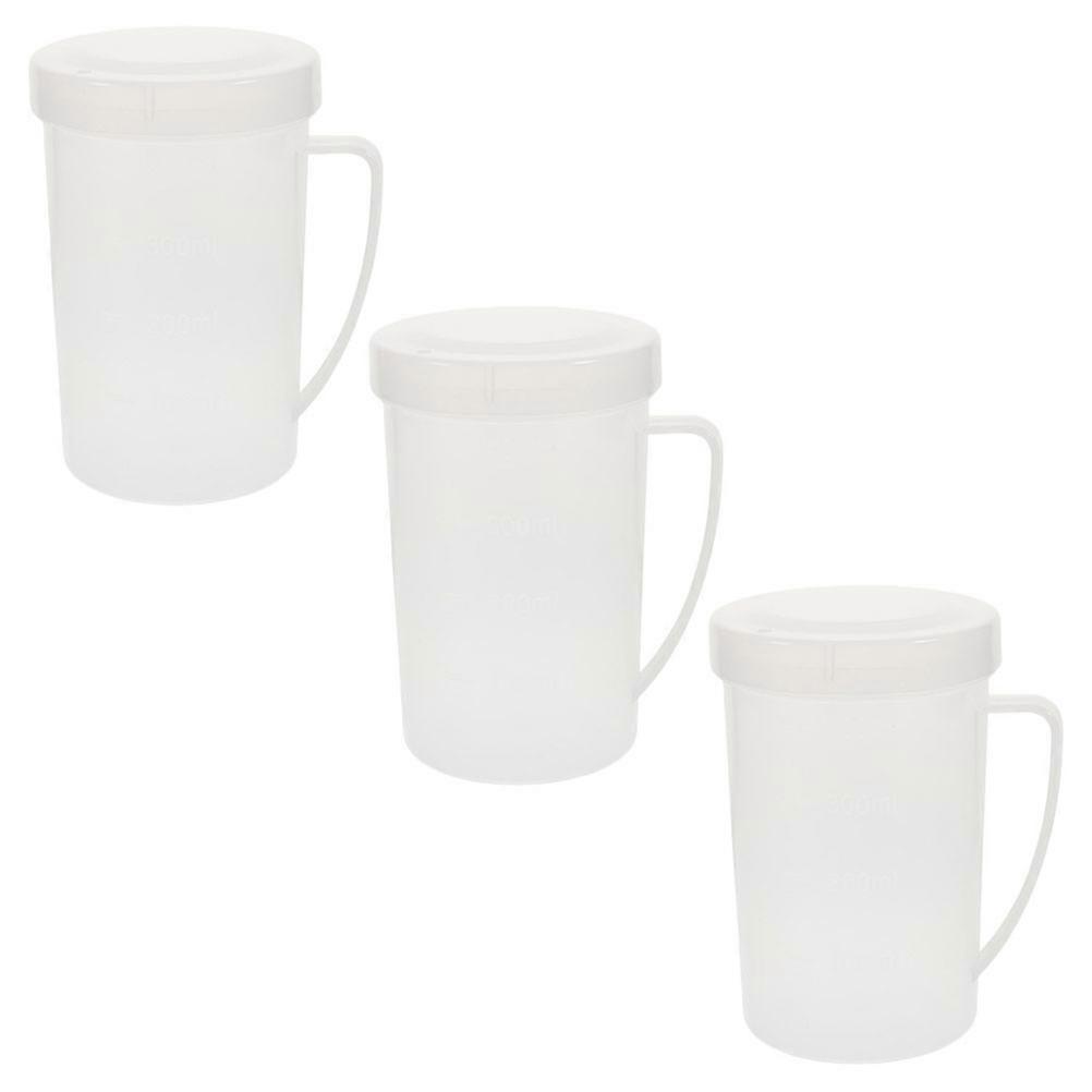 Microwave Water Cup Mug for Drinking 3Pcs Portable Drinking Mug