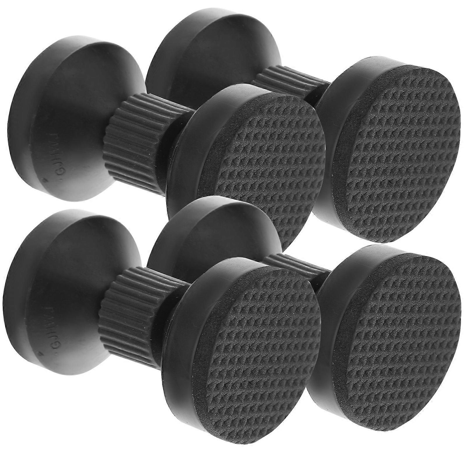 Bed Stoppers Bed Headboard Brackets to Support 4Pcs Adjustable Black
