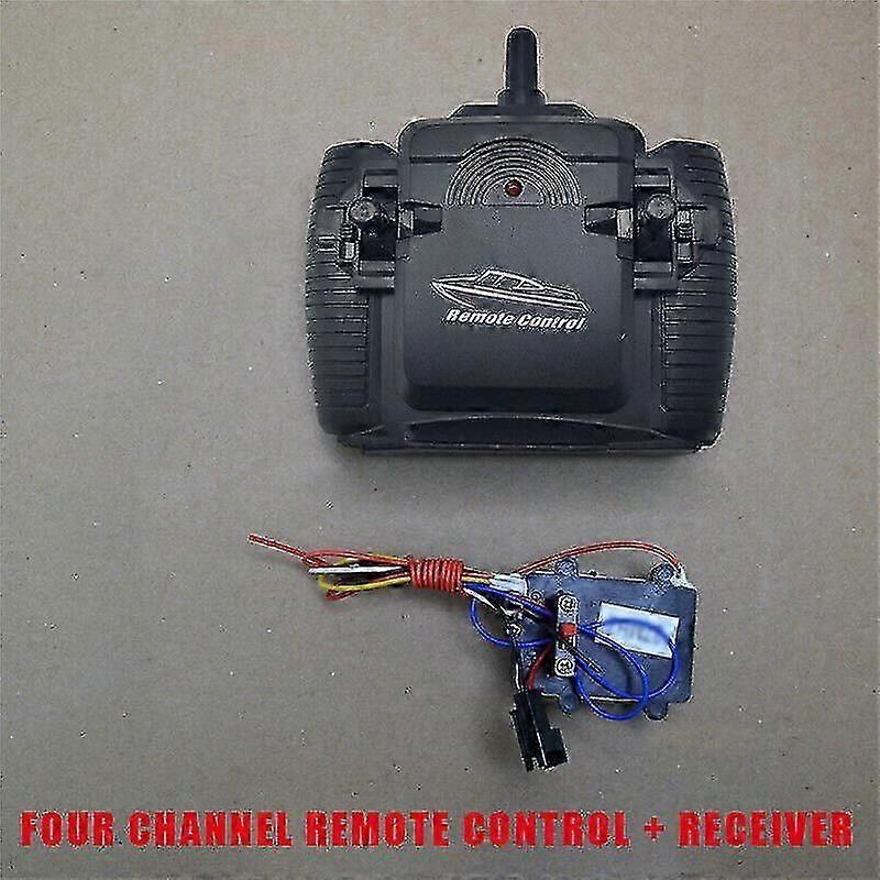 RC-Boot-Modellbausatz: Schaft + Buchse + Motor + Propeller + Controller + Empfänger - W