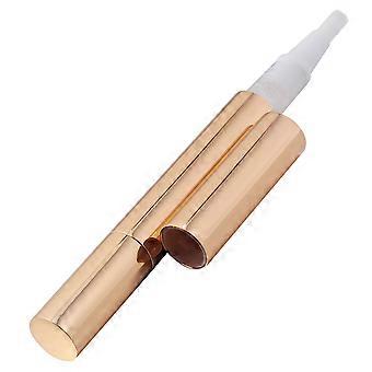 5szt 3m Bright Gold Empty Nail Polish Długopisy Lip Gloss Tube Aplikatory kosmetyczne Pojemnik Liquid Foundation Bottle