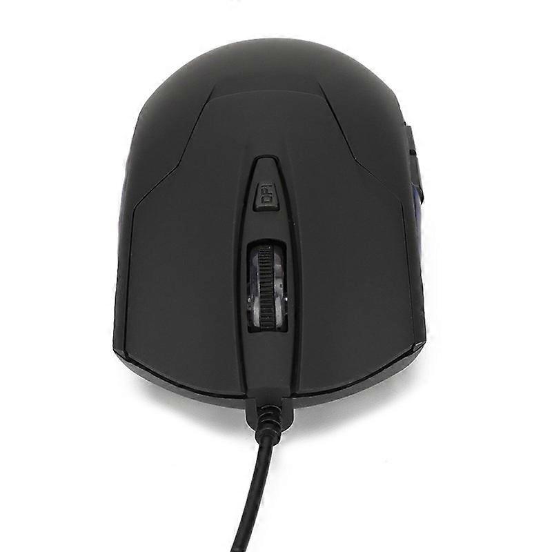 Adjustable Backlit Multimedia Wired Mouse DPI Type C Blue Gaming Keys Ergonomic