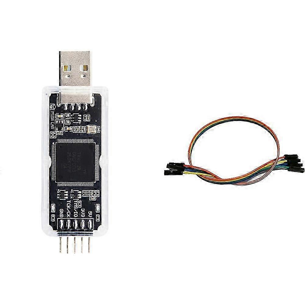 Debugger Downloader Simulator,Overcurrent & Electrostatic Protection, No Driver Required, USB JTAG Emulator Programmer NEW