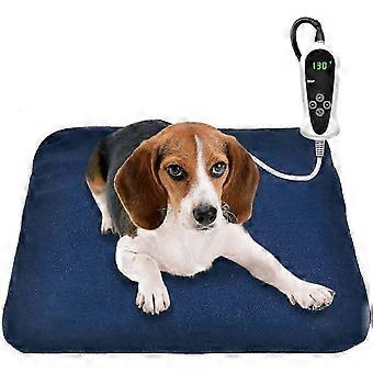 Pet Heating Pad, Electric Heating Pad for Dogs and Cats Indoor Warming Mat with Auto Power Off 45 x 45cm