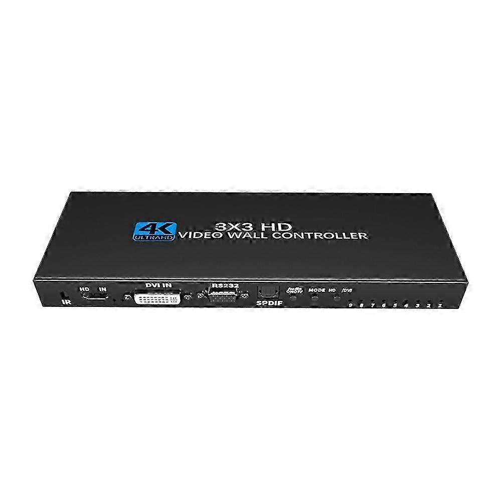 4K - Compatibele Video Controller 3x3 Video Wall Processor - Compatibele Multi-Screen Video Processor U