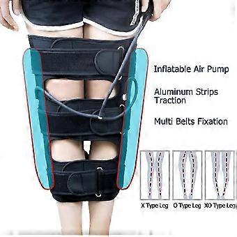 O-leg leg correction with leg straps adult leg braces