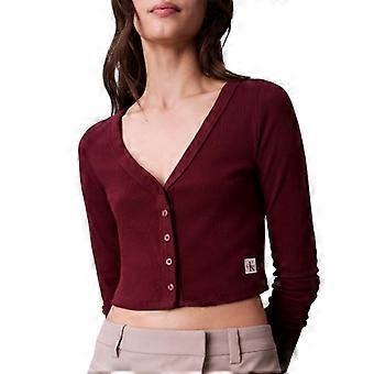 Calvin Klein Womens/Ladies Cropped Long-Sleeved Cardigan