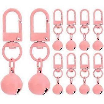 PATIKIL 10 PCS Dog Bell, Cat Bell Small Pet Collar Bells Keychain Cute Bulk Loud Jingle for Dog Collar Charm Pendant Edition 0618
