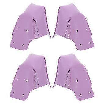 Wear-Resistant Skates Toe Caps for Protection 6Pairs Purple