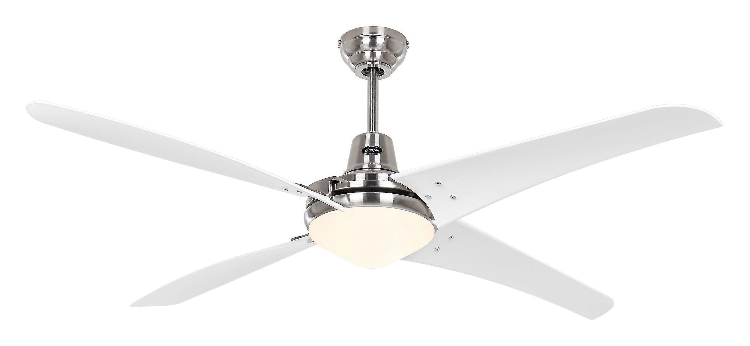 Ceiling fan Mirage Chrome / White with remote