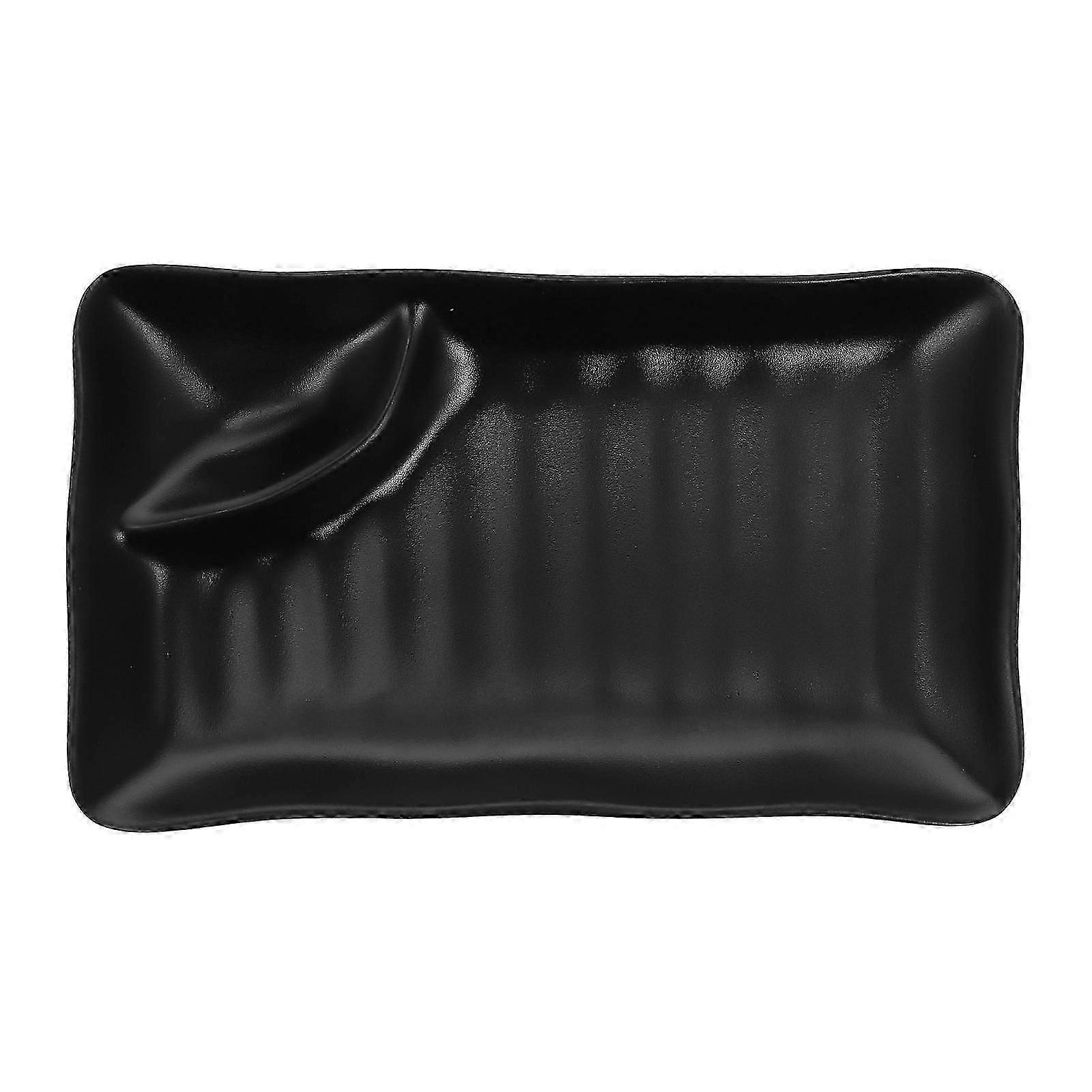 Japanese Dumpling Plate | Multi-functional Snack Serving Dish with Compartments 1Pcs