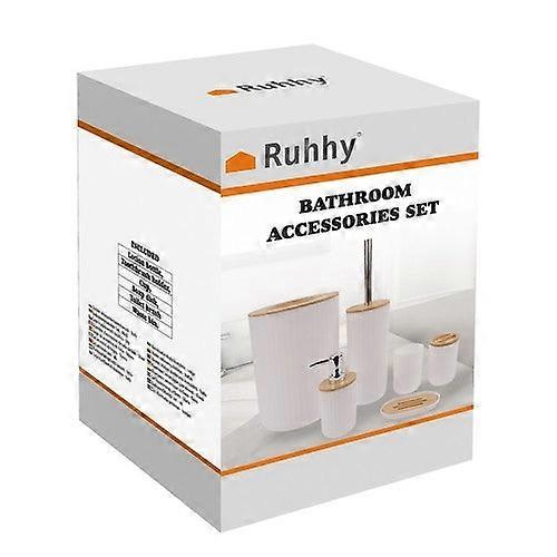 Bathroom accessories set - white Ruhhy 24635