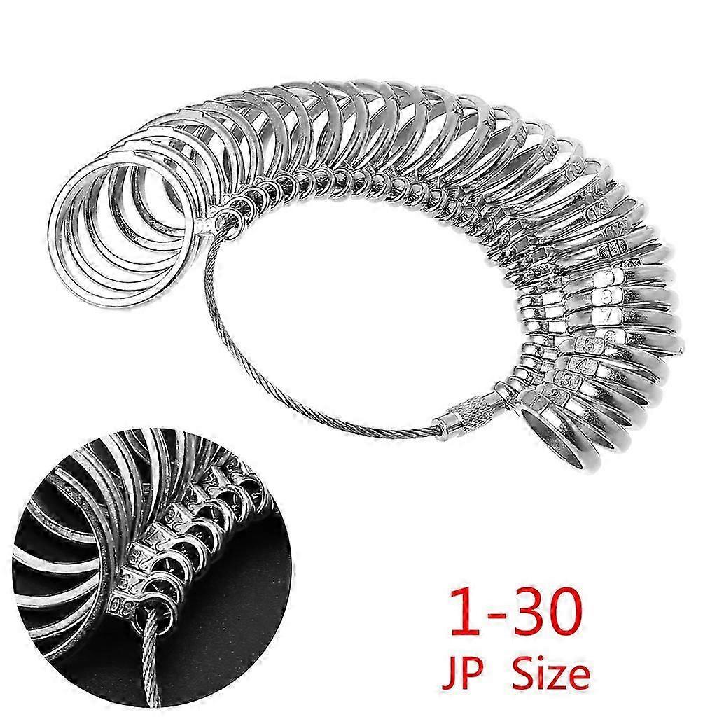 Ring Mandrel Finger Gauges Ring Sizer Measuring Tool Metal Ring Sizer Tool
