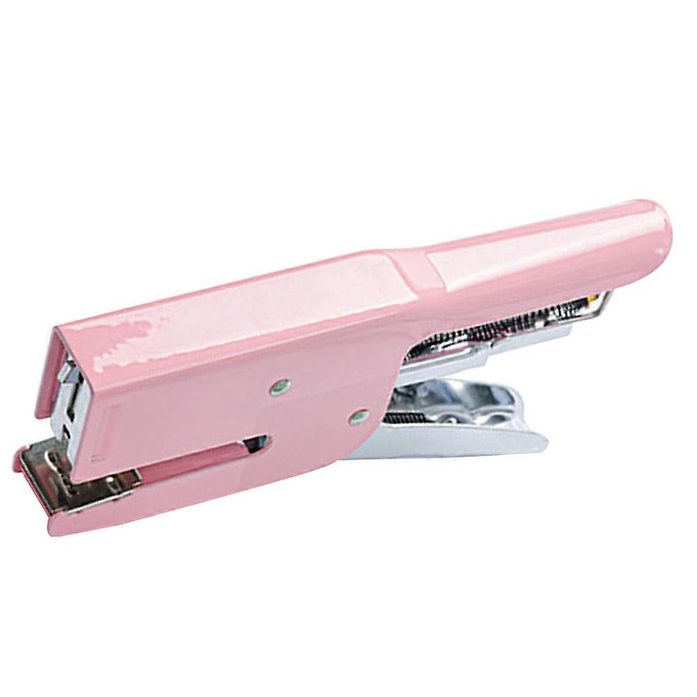 Pink Hand Stapler Multi-Function Metal Office Stapler Convenient Practical